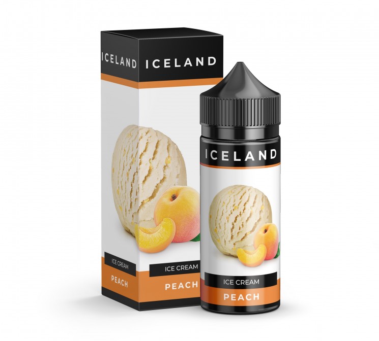 ICELAND Ice Cream - Peach