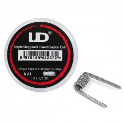 Набор спиралей Staple Staggered Fused Clapton Coil K A1
